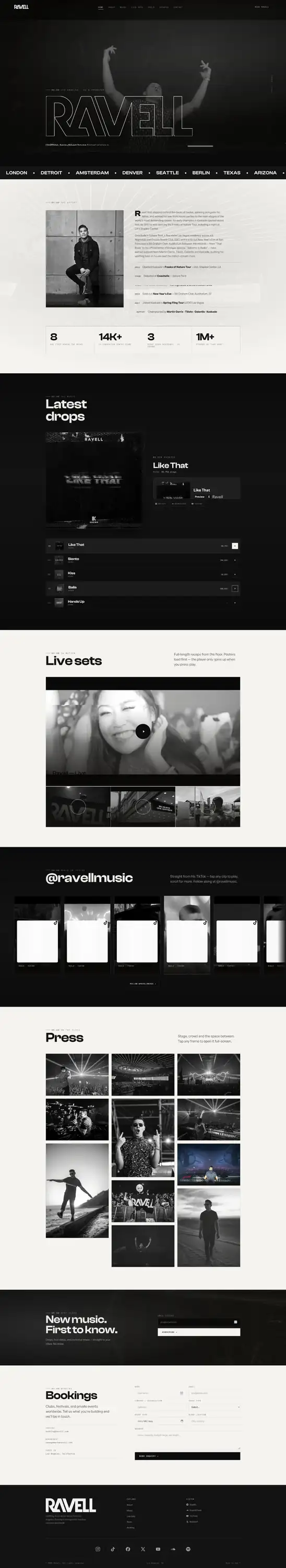 Ravell website