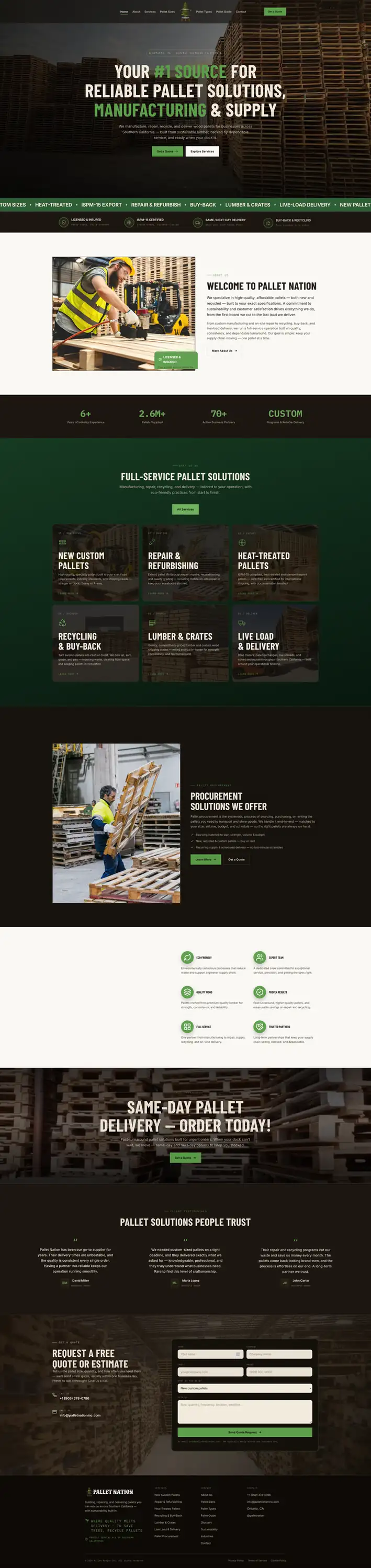 Pallet Nation website